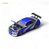 Focal Horizon Skyline GT-R R34 NFS Silver Blue 1:64