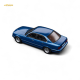 DCM BMW E34 5-Series Sedan Avis Metallic Blue 1:64