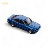 DCM BMW E34 5-Series Sedan Avis Metallic Blue 1:64