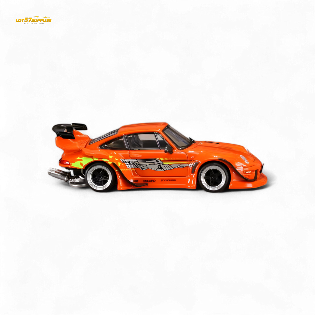 SW RWB Porsche 993 Orange 1:64