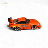 SW RWB Porsche 993 Orange 1:64