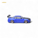 Focal Horizon Skyline GT-R R34 Bayside Blue 1:64