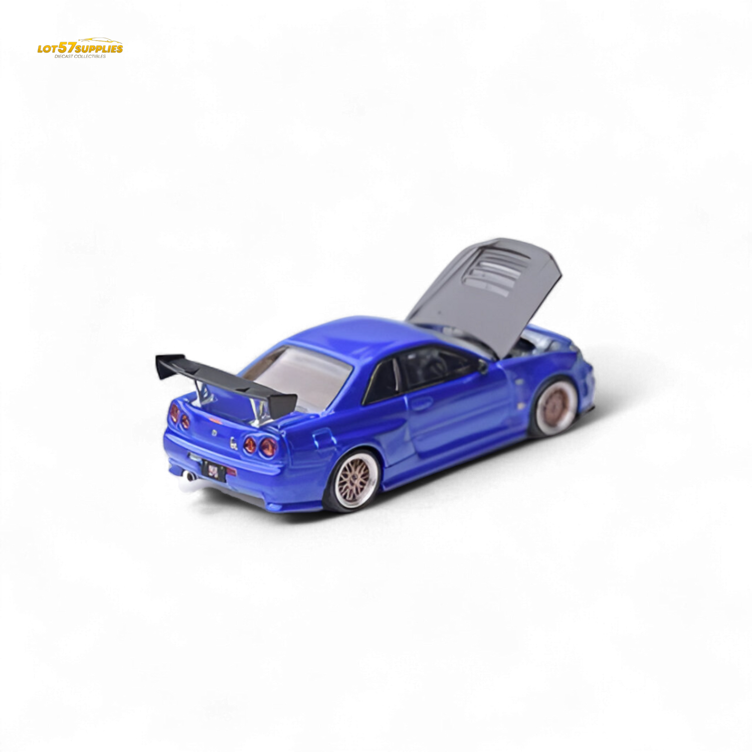 Focal Horizon Skyline GT-R R34 Bayside Blue 1:64