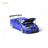 Focal Horizon Skyline GT-R R34 Bayside Blue 1:64