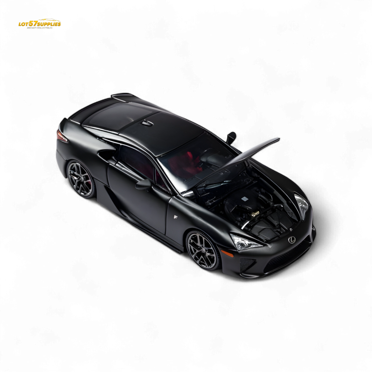 Model One Lexus LFA Matt Black 1:64