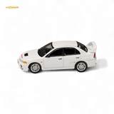 Hobby Japan Mitsubishi Lancer Evolution IV White 1:64