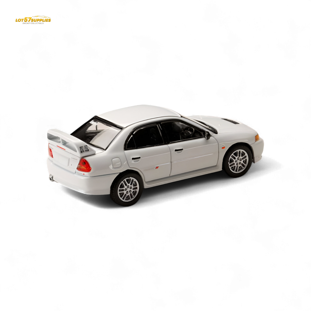 Hobby Japan Mitsubishi Lancer Evolution IV White 1:64
