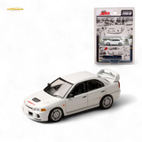 Hobby Japan Mitsubishi Lancer Evolution IV White 1:64