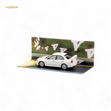Hobby Japan Mitsubishi Lancer Evolution IV White 1:64