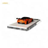 Flame Ferrari 458 LB Wide-Body Pearl Orange 1:64