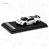 High Rev Model Lamborghini Murcielago LP670-4 SV White 1:64