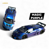 Flame Lamborghini Huracan GT LP610 Magic Purple 1:64