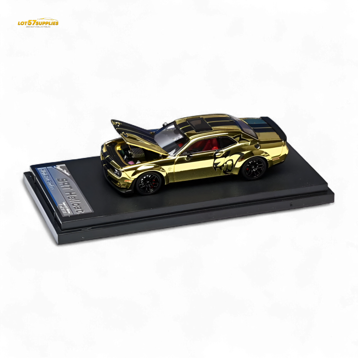 Stance Hunters Dodge Challenger SRT Hellcat Gold 1:64