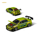 Findclassically Mitsubishi Lancer Evo 9 FNF Bryan Livery Green 1:64