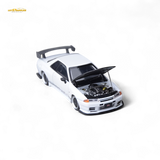 Focal Horizon Skyline GT-R R32 Top Secret Modified VR32 White 1:64
