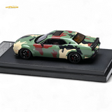 Stance Hunters Dodge Challenger SRT Hellcat Army Green 1:64