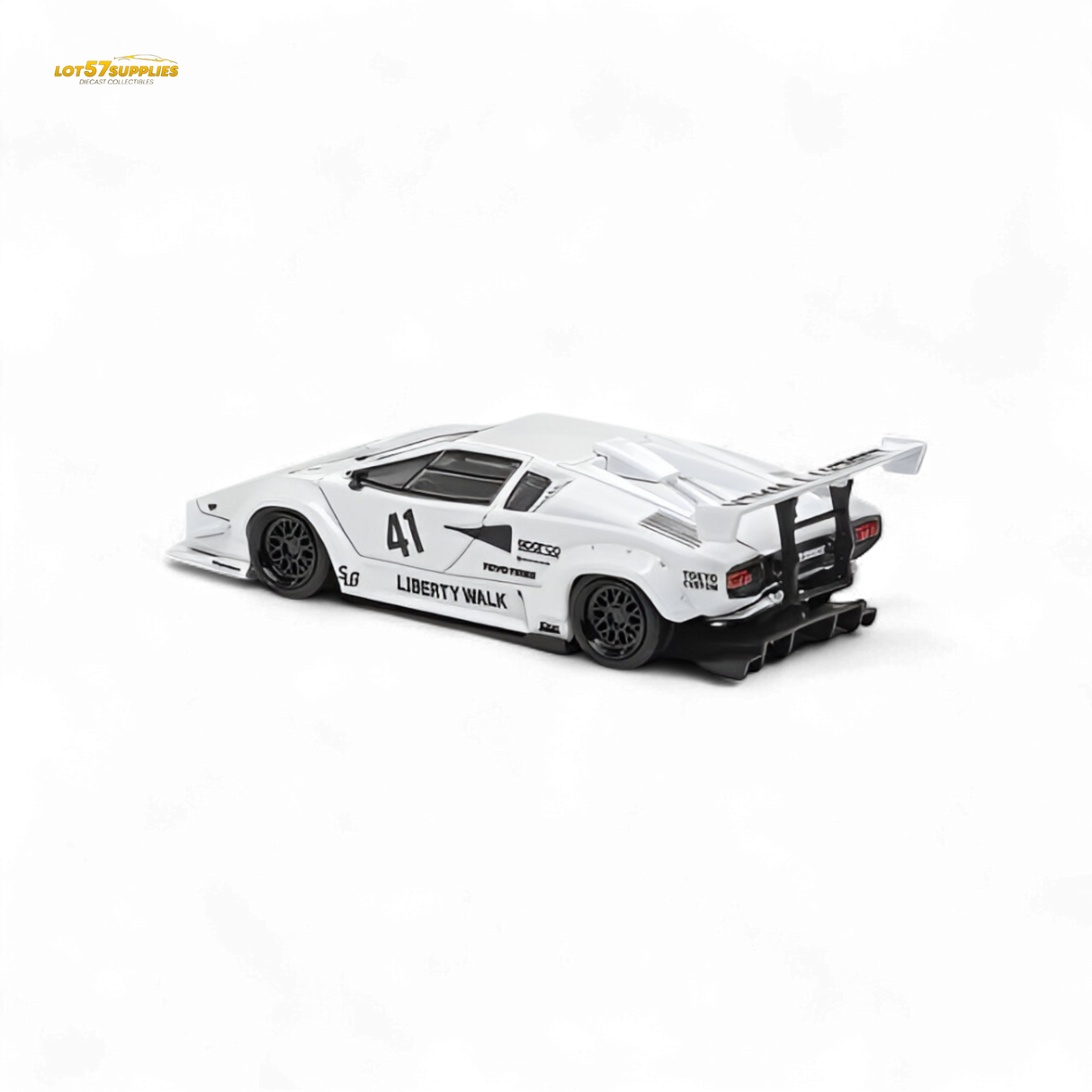 Vision64 Lamborghini Countach Luxury Version White 1:64