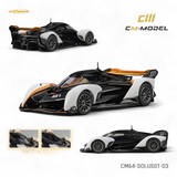 (Pre-Order) CM Model McLaren Solus GT Black White 1:64