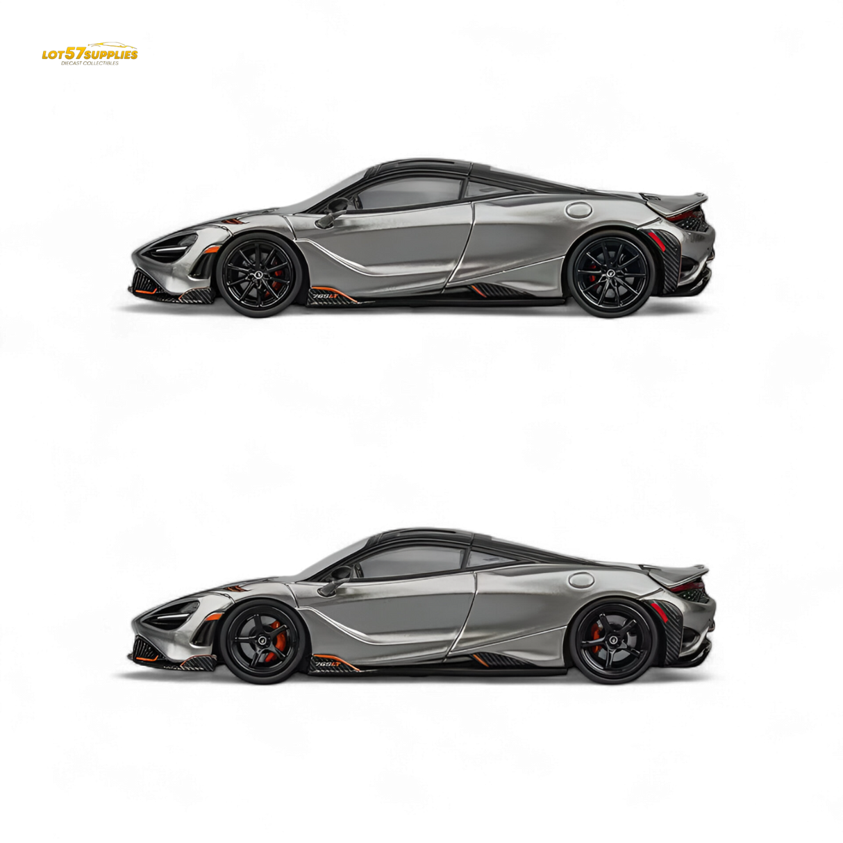CM Model McLaren 765LT Silver Gray 1:64