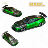 SW BMW M4 GTR Widebody Kit Gem Green 1:64