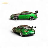 SW BMW M4 GTR Widebody Kit Gem Green 1:64