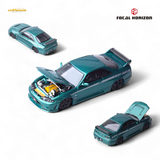 Focal Horizon Nissan Skyline GT-R R33 Nismo 400R Champion Green 1:64