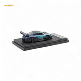 (Pre-Order) HKM Porsche 911 GT3 R Rennsport Blue-White 1:64