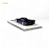 YM Model Maserati MC12 Stradale Corsa Blue Carbon 1:64