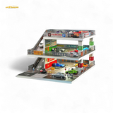 Shou Cang Jia Japanese Ramp Parking Lot Dark Green 73449B 1:64