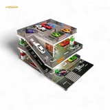 Shou Cang Jia Japanese Ramp Parking Lot Dark Green 73449B 1:64