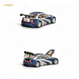 (Pre-Order) Ghost Player BMW E46 M3 GTR Silver Blue 1:64