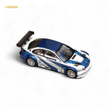 (Pre-Order) Ghost Player BMW E46 M3 GTR White Blue Comic NFS Livery 1:64
