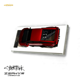 404ERROR Tesla Cybertruck Custom Widebody Lowered - Metallic Red 1:64