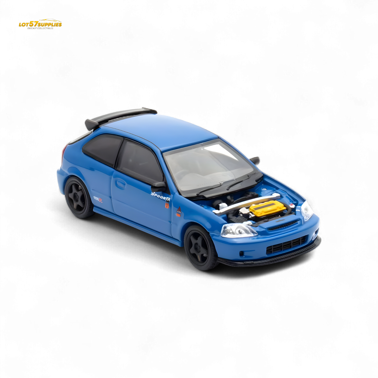Motorhelix Honda Civic EK9 Blue 1:64
