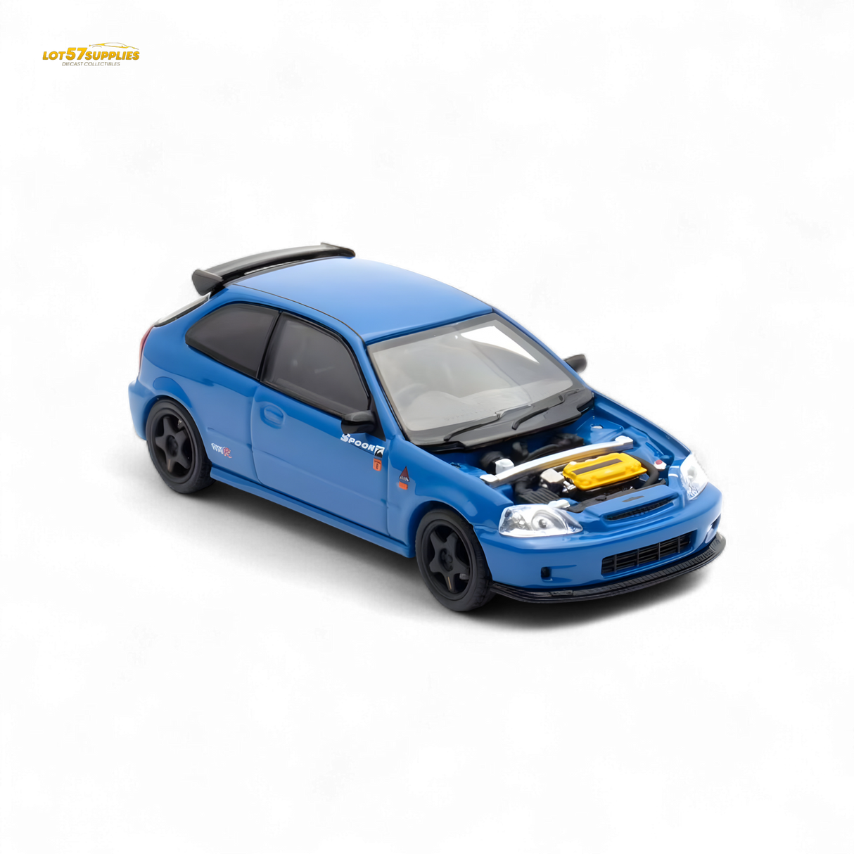 Motorhelix Honda Civic EK9 Blue 1:64