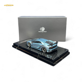 Rotating Wheel Lamborghini Aventador S - Ice Blue 1:64