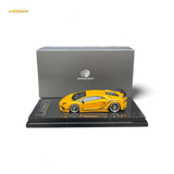 Rotating Wheel Lamborghini Aventador S Pearl Yellow 1:64