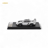 HKM Porsche 911 GT3 R Rennsport White Carbon Hood 1:64