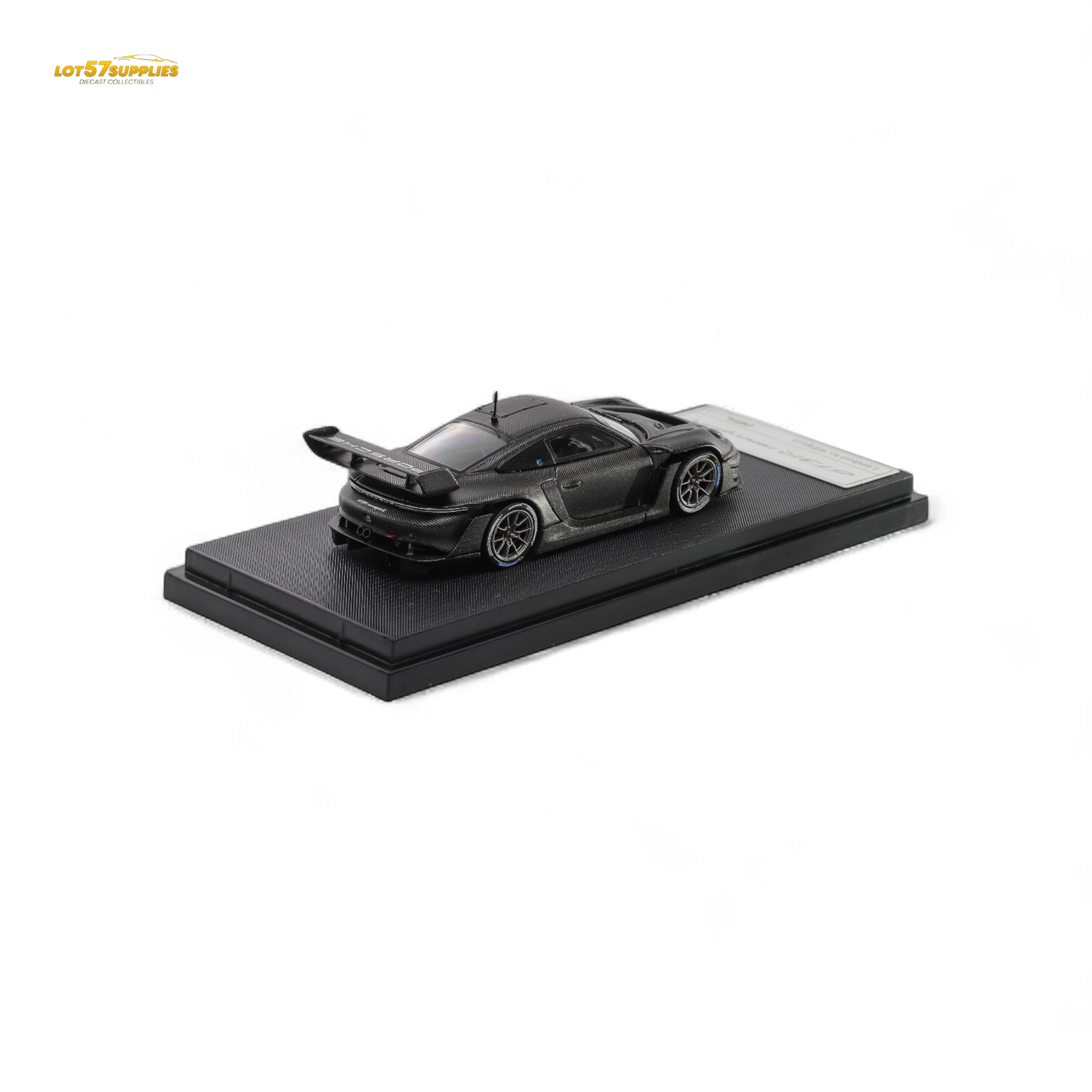 HKM Porsche 911 GT3 R Rennsport Full Carbon Black 1:64