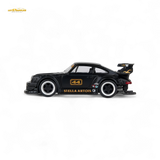 Model Model Porsche RWB 993 Stella Artois #44 Matte Black 1:64