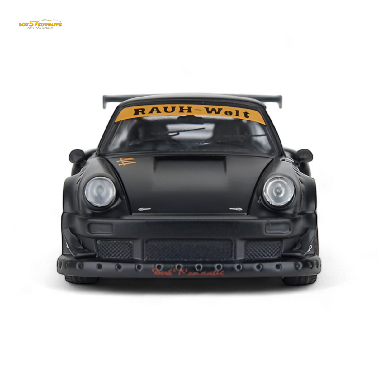 Model Model Porsche RWB 993 Stella Artois #44 Matte Black 1:64