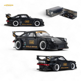 Model Model Porsche RWB 993 Stella Artois #44 Matte Black 1:64