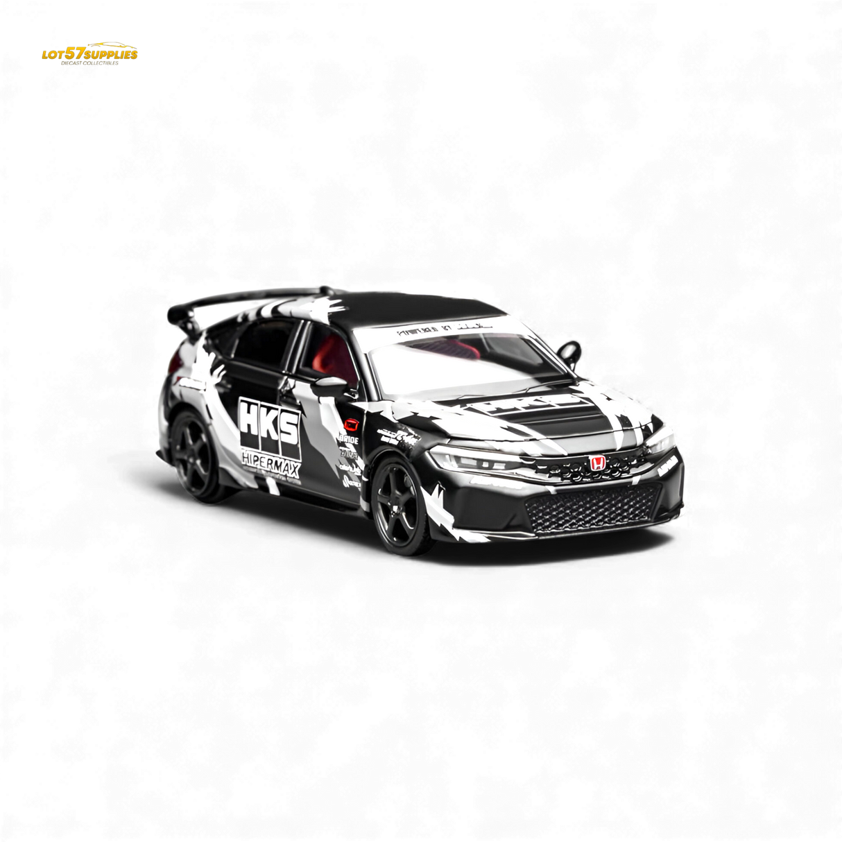 Motorhelix Civic Type R FL5 Black HKS 1:64
