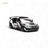 Motorhelix Civic Type R FL5 Black HKS 1:64