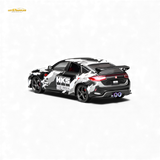 Motorhelix Civic Type R FL5 Black HKS 1:64
