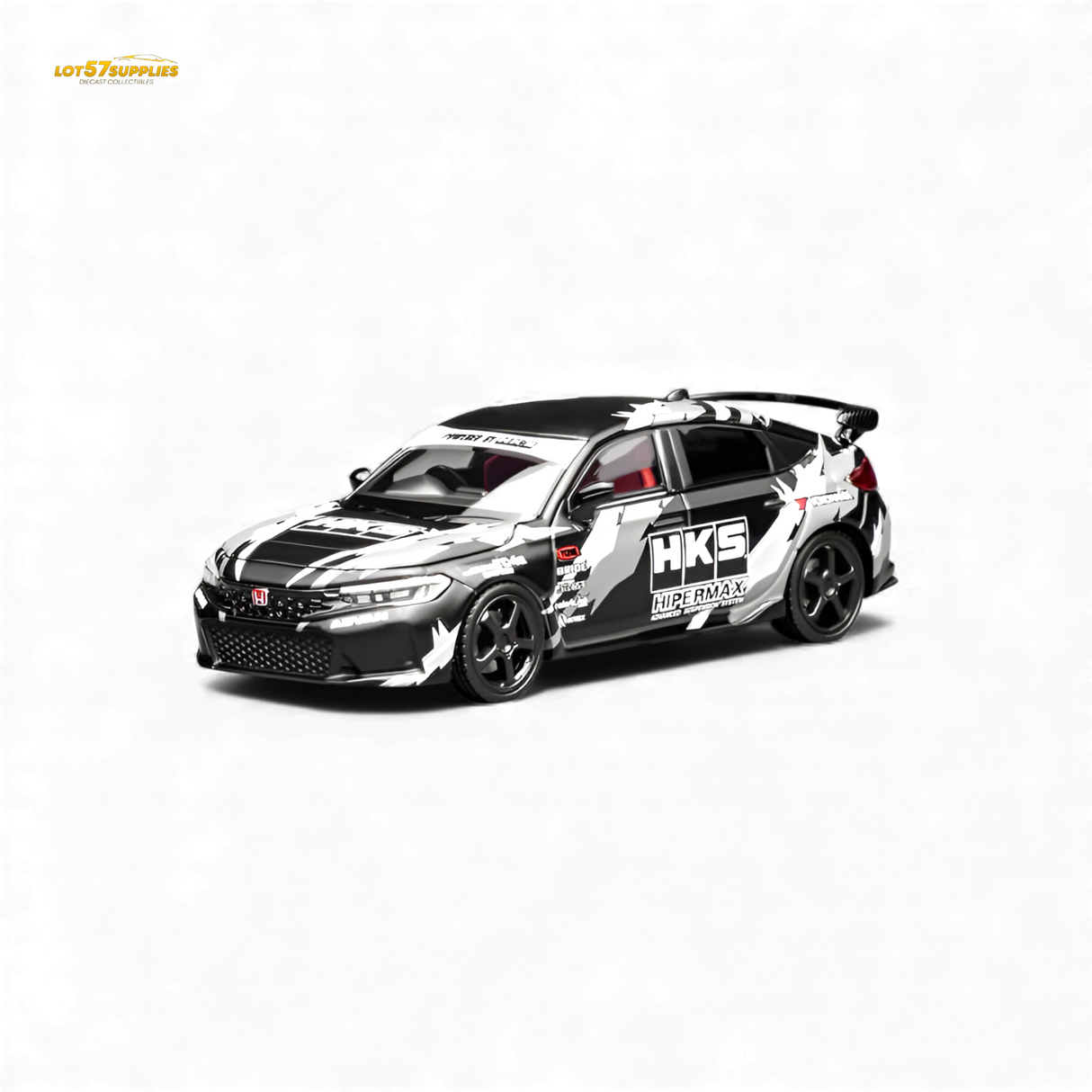 Motorhelix Civic Type R FL5 Black HKS 1:64