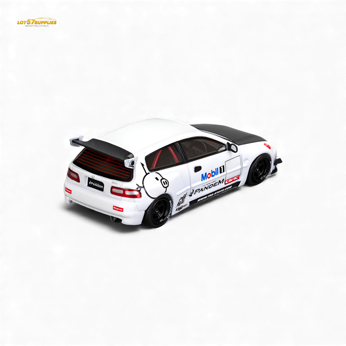 Et Model Honda Civic EG6 Mobil 1 Livery 1:64