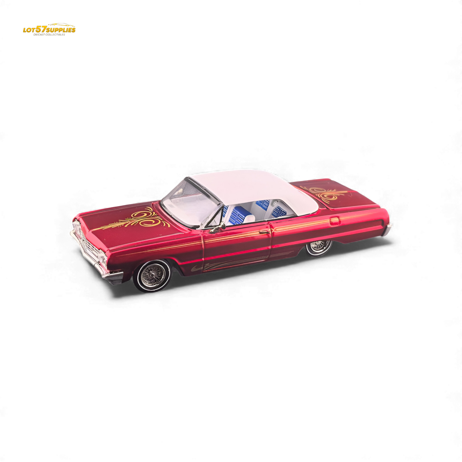 Fine Works64 Chevrolet Impala Transparent Red 1:64