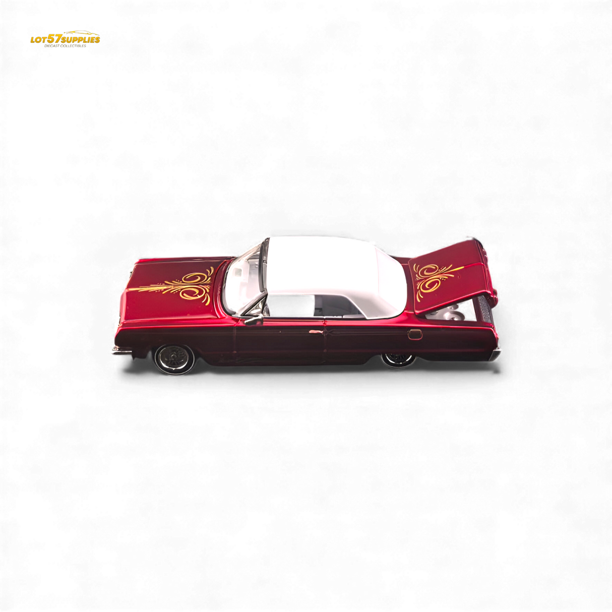 Fine Works64 Chevrolet Impala Transparent Red 1:64
