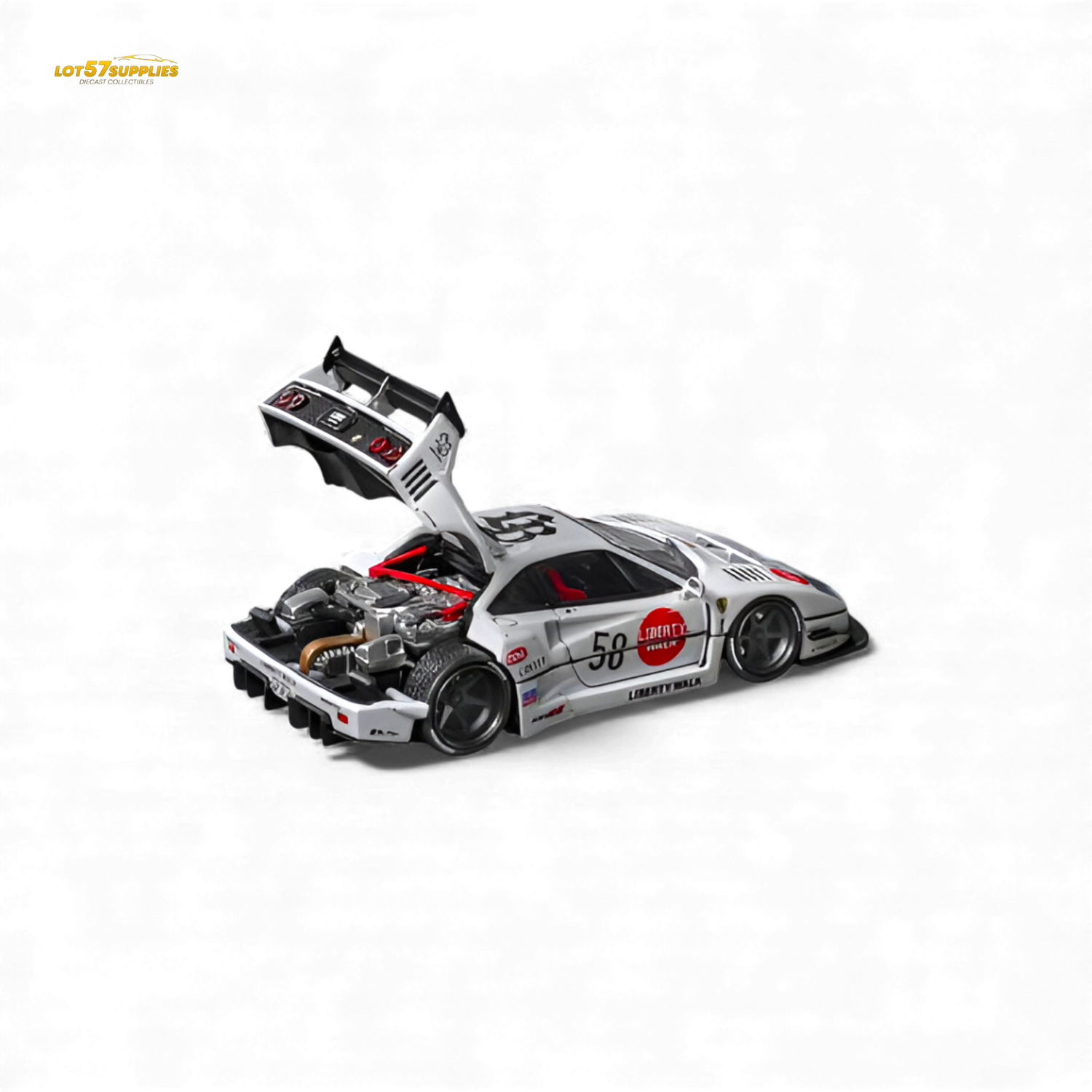 Pre-Order) Star Models Ferrari F40 LB-Works White 1:64 – Island Pre-Order) Star Models Ferrari F40 LB-Works White 1:64 – Island